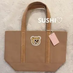 フェイラー　FEILER オールドテディワッペントートバッグ　ベージュ　L 小