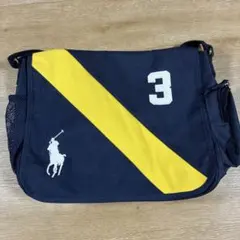 POLO Ralph Lauren メッセンジャーバック　 ネイビー×イエローのサムネイル