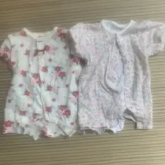 ベビー ロンパース 2点セット 花柄のサムネイル