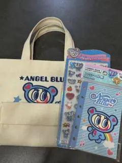 ANGEL BLUE ミニトートバッグ シール帳 セットのサムネイル