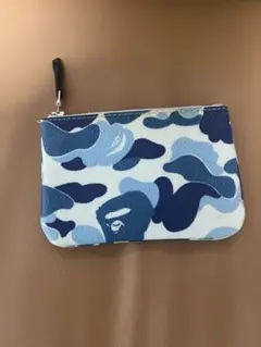 A BATHING APE 青色迷彩 二つ折り財布 - メルカリ