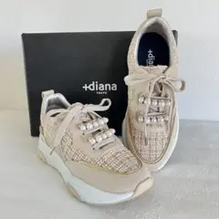 新品　ダイアナパールヒールサンダルS 新品 ダイアナパールヒールサンダルS