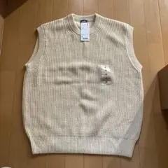 UNIQLO ベージュ ニットベスト M