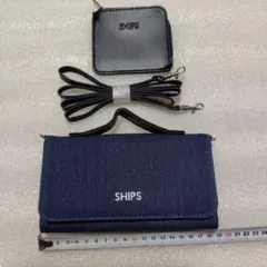 SHIPS シップス×インレッド スマホポシェット＆ちび財布