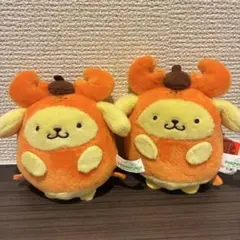ポムポムプリン2種セット カニエビマスコット 色んな表情マスコット