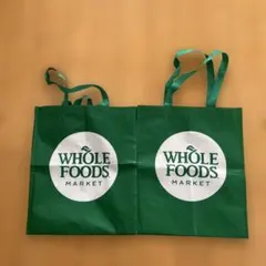 Whole Foods Market エコバッグ 2個セット