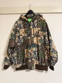 HUF ペイズリー柄 パッチワーク ジップアップ フーディーのサムネイル