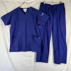 【Dickies】スクラブ上下セット ML ブルー 医療 介護看護 ユニフォームのサムネイル