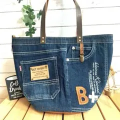 2025年最新】デニムリメイク丸底トートバッグの人気アイテム