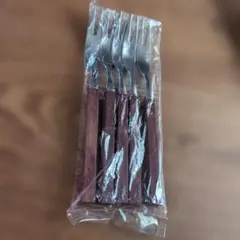 木製ハンドル フォーク 5本セット