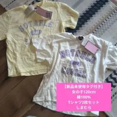 【新品未使用タグ付き】しまむらTシャツ2枚セット 120cm