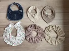 ベビー用スタイ よだれかけ 6枚セット