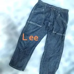 Lee ダークブルーデニムカジュアルパンツ　サイズM