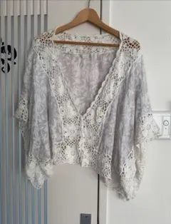 Simpliciteシンプリシテェ レースカーディガン 刺繍のサムネイル