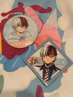 僕のヒーローアカデミア ポップアップストア ひし形缶バッジ 轟焦凍