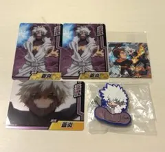 ヒロアカ　荼毘　轟燈矢　キャラばんちょうこうヘアクリップ　コレクターズカード　等