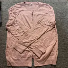 UNIQLO ピンク カーディガン Lサイズ