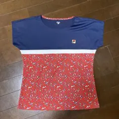FILA Tシャツ Mサイズ ネイビー/レッド