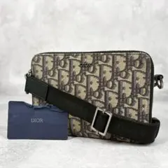 美品　Dior　ディオール　オブリーク　サファリ　ショルダーバックのサムネイル