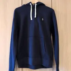 ポロ・ラルフ・ローレン ネイビーフード付きパーカー