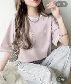 ジャバコラボ　クラシカルエルフ　オーバーサイズ 半袖Tシャツ XL ピンク
