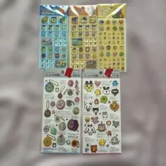 正規品 たまごっち タイルシール 大人図鑑シール 5枚セット
