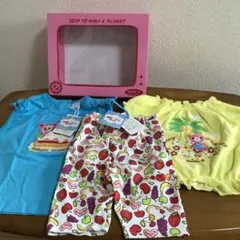 ミニキュート フルーツ柄ショートパンツセット 90cm