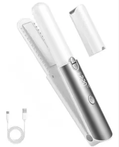 ヘアアイロン コードレス ミニ ストレート 18mm 160～220℃ ホワイト