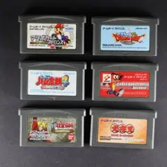 ゲームボーイアドバンス マリオカート、ドラゴンクエスト、鋼の錬金術師他 計６本