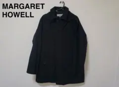 MARGARET HOWELL フード付きコート S ブラックのサムネイル