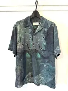 OPEN COLLAR S/S SHIRT-PEACOCK Size 4