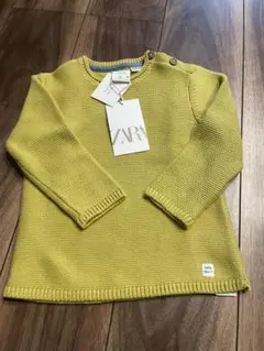 ZARA Baby イエロー ニットセーター 2-3歳