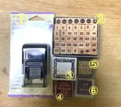 スタンプとインクパッドのセット