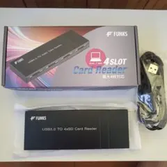 FUNKS USB3.0 4スロットSDカードリーダー