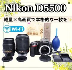 ショット数505回！極上美品】Nikon D5500 レンズキット 元箱付 - メルカリ