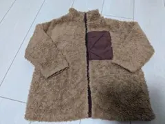 ペアマノン フリースジャケット ブラウン　100cm