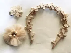 ベビー用　カチューシャ　ヘアピン　ヘアゴム　セット