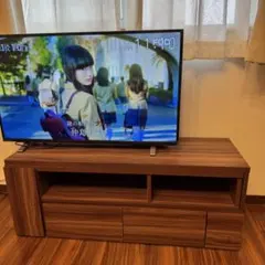 伸縮式テレビ台 ウォルナットのサムネイル