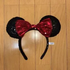 ディズニー ミニー カチューシャ スパンコール