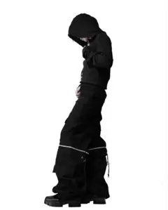 AllCapo フーディー CROPPED BIG HOODIE パーカー - メルカリ