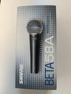 【美品・付属品完備】SHURE BETA58A 動作確認済み グリル凹みなし Shure シュアー BETA58A-X ハンドヘルドマイクロフォン スイッチ無し
