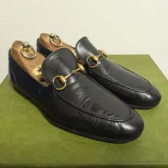 希少サイズ　GUCCI　ホースビットローファー　ヨルダーン　黒　金 5 1/2