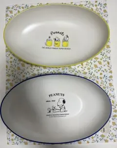 Peanuts キャラクター皿セット 2個