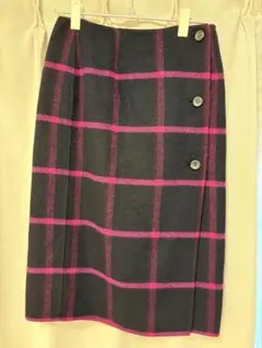 【美品】IÉNA チェック柄スカート 34サイズ