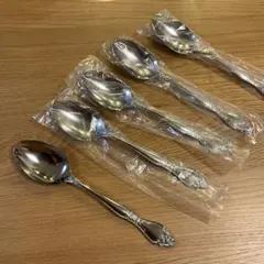 ステンレススチール製スプーン5本セット
