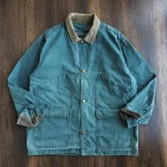 Eddie Bauer ハンティングジャケット フェード 襟コーデュロイ L