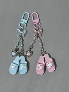 サンリオ ハローキティ シークレットキーホルダー サンダル2種