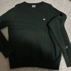 Champion クルーネック トレーナー ダークグリーン