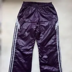 adidas CLIMAPROOF パープル ジャージパンツ 防寒　M
