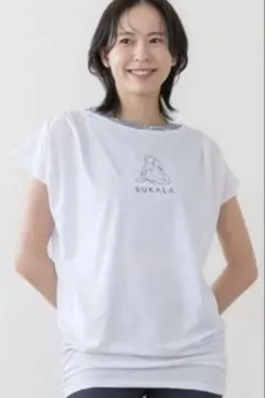 SUKALA ヨガウェア ホワイト　Mサイズ　Tシャツ